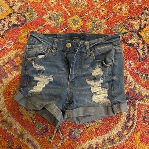 Aero High waisted midi ripped jeans